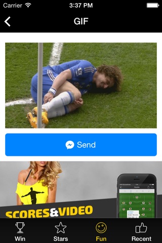 S&V Football GIFs for Messenger screenshot 2