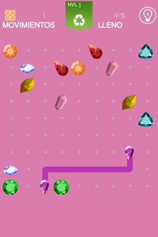 Connect The Jewels Pro - new mind teasing puzzle game screenshot 2