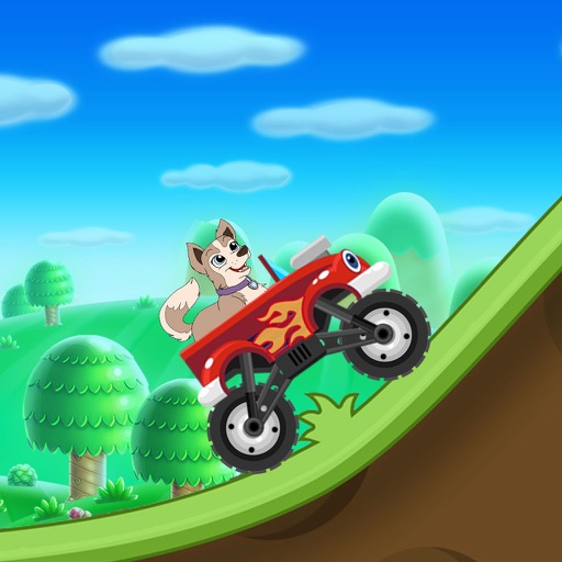 Puppy Pet Ryder Monster Truck Machines Patrol Racing Kids Game Icon