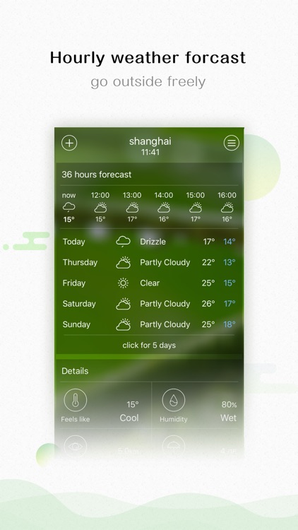 Weather forecast - 10 days forecast