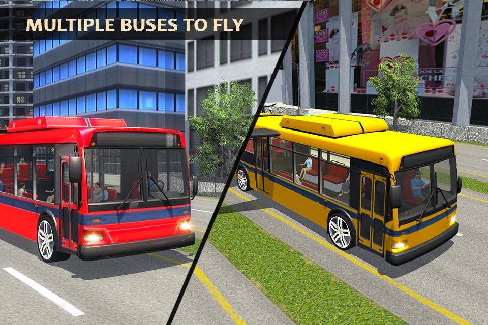 City Bus High Flying Simulator screenshot 4