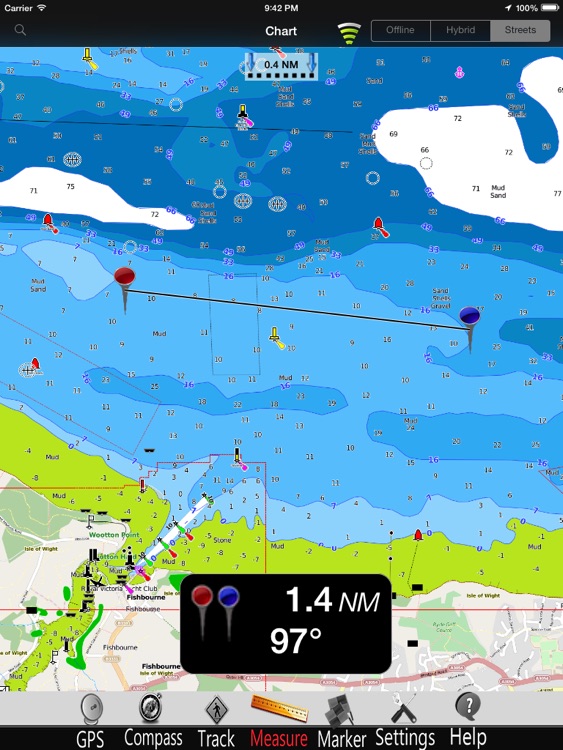 Solent GPS Nautical Charts Pro screenshot-3