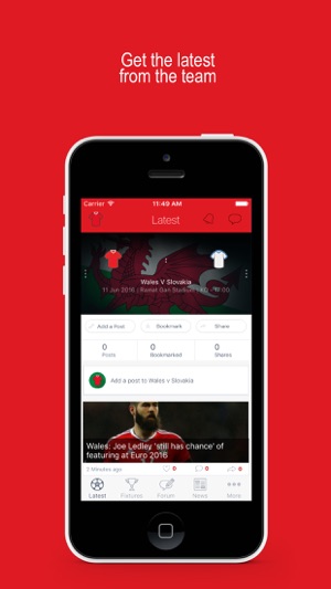 Fan App for Wales Football(圖2)-速報App