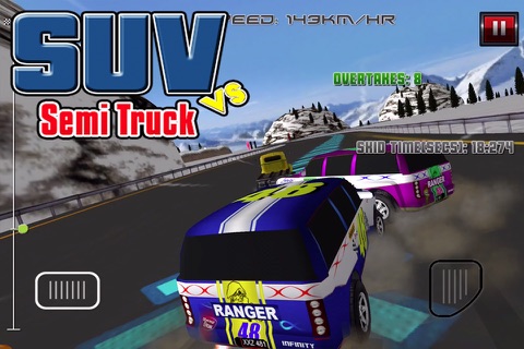 Suv Vs SemiTruck - 3D Racing Game screenshot 2