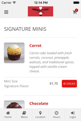 My Delight Cupcakery Online Ordering screenshot 2