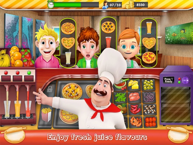 Keittiö kuume Pizza kokki - aika hallinta ruoanlaitto peli App Storessa