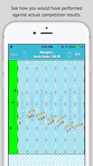 Swim4Gold - Compete against histories greatest swimmers(圖2)-速報App