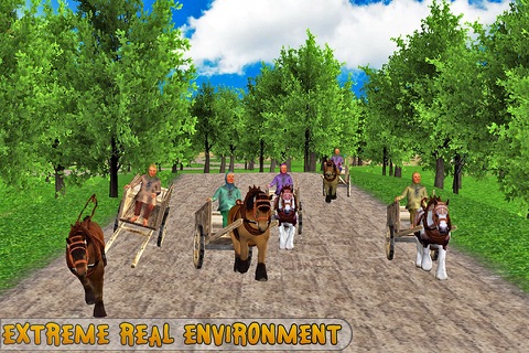 Real Horse Racing: Cart Riding Pro screenshot 2