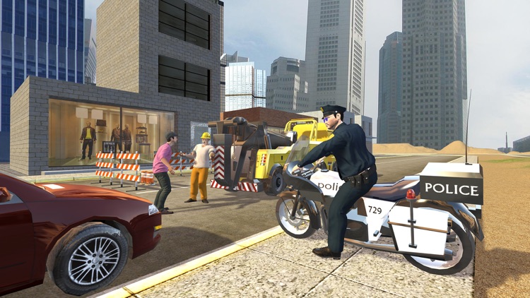Extreme Traffic Police Bike - Ride Motorcycle & Chase Criminals in City