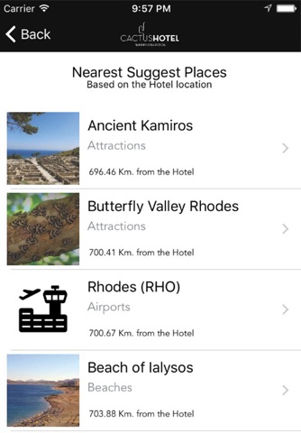 Rhodes Collection Hotels & Resorts screenshot 2