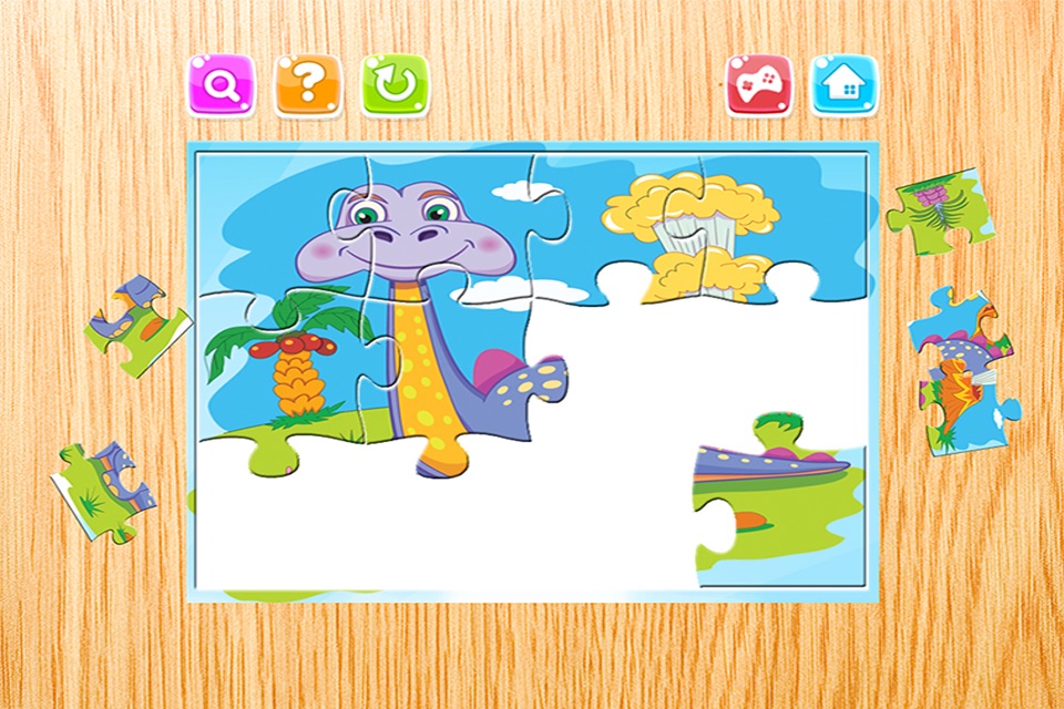Dino Puzzle Games Free - Dinosaur Jigsaw Puzzles for Kids and Toddler - Preschool Learning Games screenshot 3
