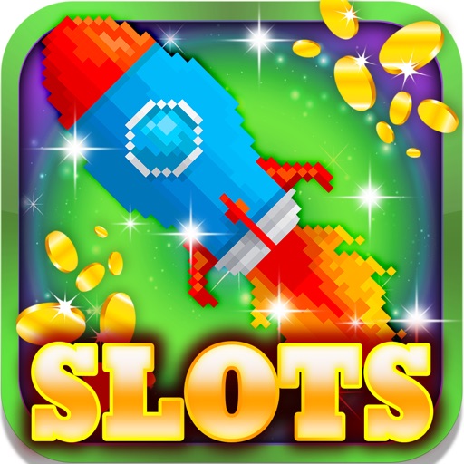 Super Pixel Slots: Enjoy the 8bit arcade feeling and play the best digital casino games Icon