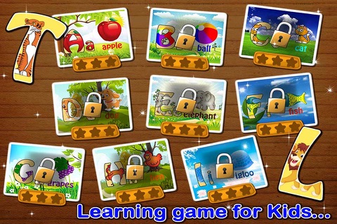 Learn ABC Kids Jigsaw Puzzle screenshot 2