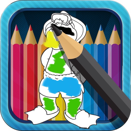 Color Book Game for Kids: Barney Version iOS App