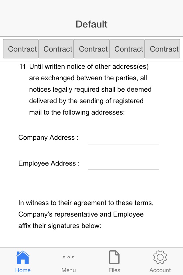 Work Contract screenshot 4