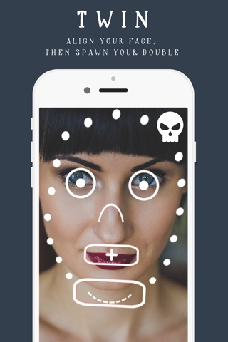 Evil Twin: pic effects filter using friends' photos and my spooky selfies! screenshot 2