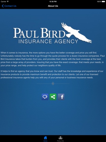 Paul Bird Insurance Agency HD screenshot 3