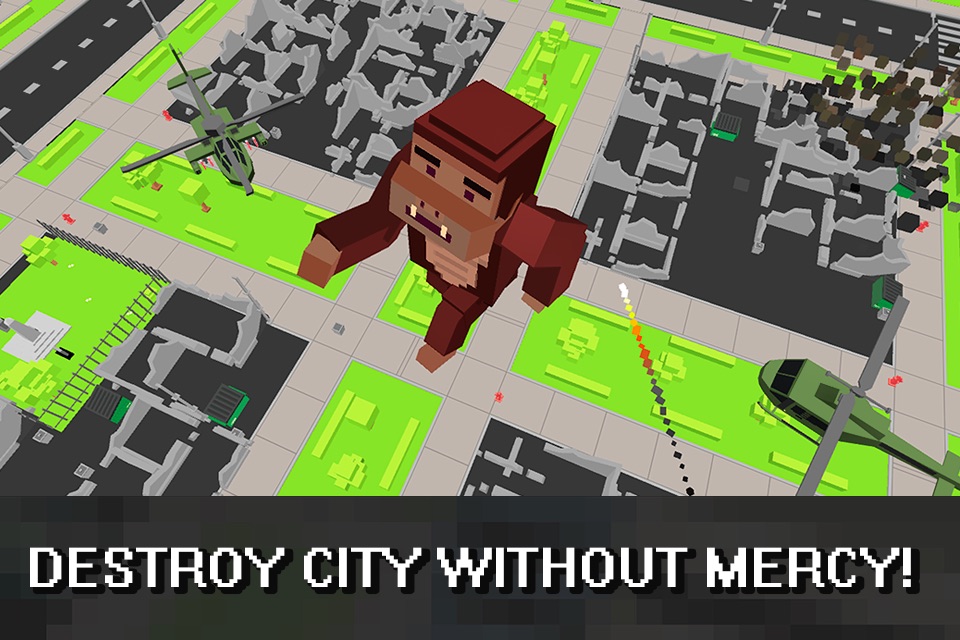Cube Dino City Rampage 3D screenshot 3