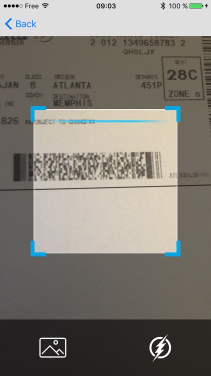 Boarding Pass Reader
