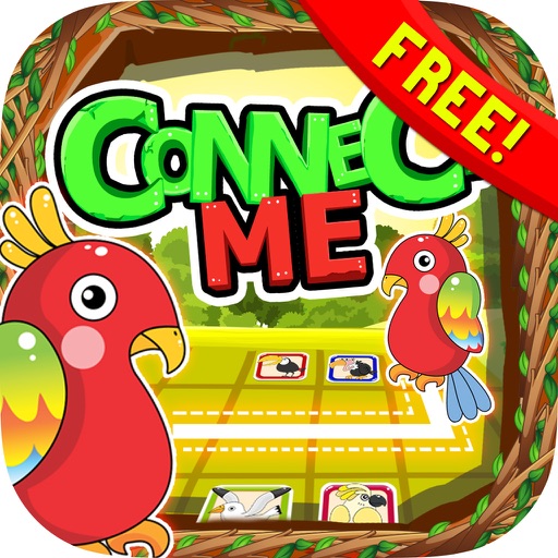 Connect Me Angry Birds “ Flow Puzzles Logic Game Edition ” Free icon