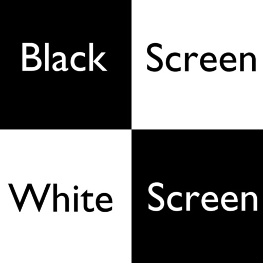 Black Screen White Screen Free iPhone App