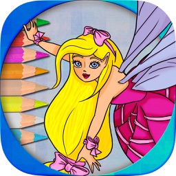 Paint fairies for girls from 3 to 6 years