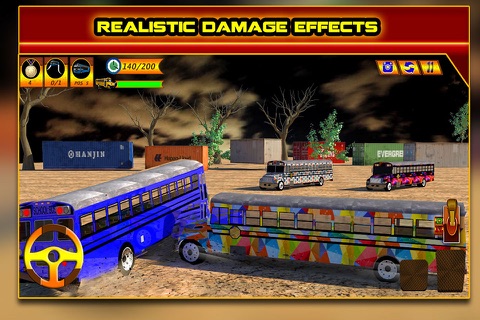 School Bus Driving: A Crazy Driver's Racing Demolition screenshot 3