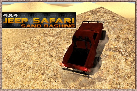 4x4 Jeep Safari Sand Bashing - Crazy Jeep Driving Stunts in Desert Mountains screenshot 2
