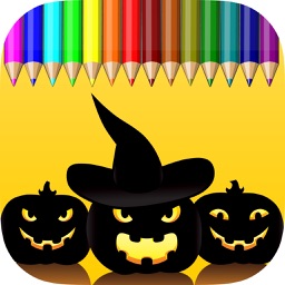 Coloring Book Happy Halloween Free Game For Kids