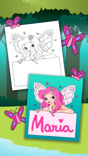 Fairy Coloring Book – Color and Paint Drawings of Fairies Ed(圖4)-速報App