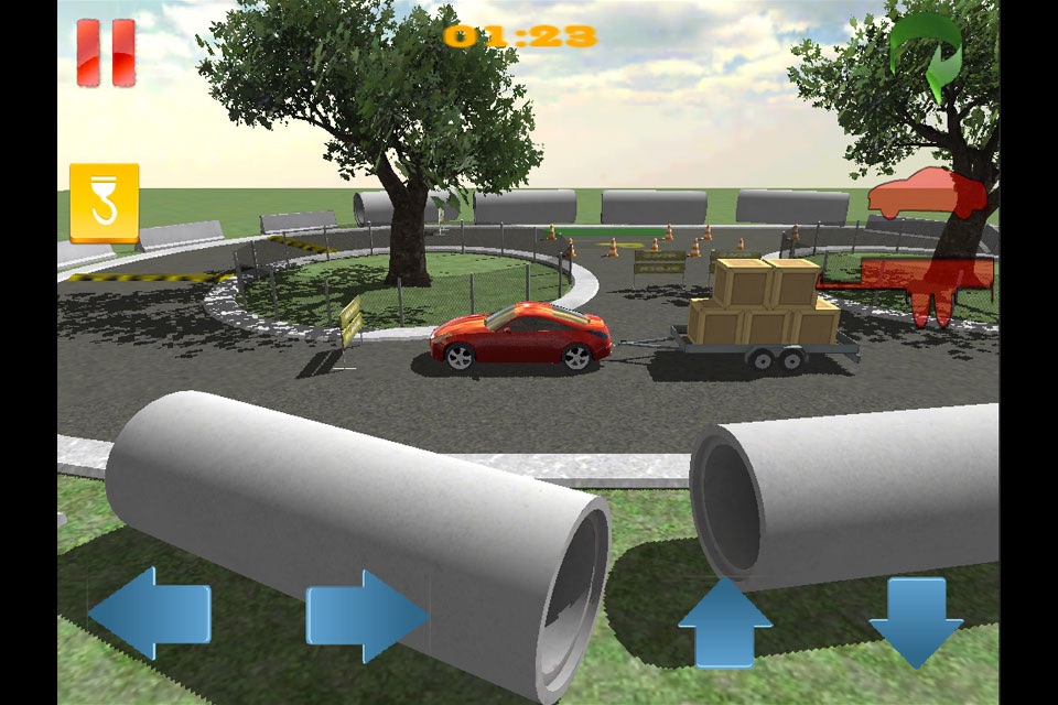 Car & Trailer Parking - Realistic Simulation Test Free screenshot 2