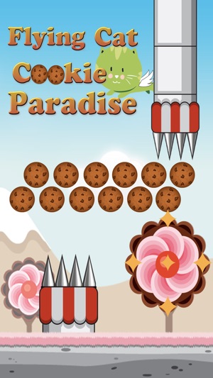 Flying Cat Cookie Paradise