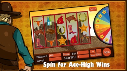 How to cancel & delete Awesome Wild West Mega Slots Casino - PLUS Mini Games - Poker, Blackjack, Bingo, Roulette from iphone & ipad 4