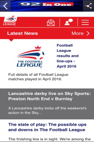 92 in One - Football League screenshot 2