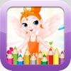 Princess Coloring Book - Educational Coloring Games Free For kids and Toddlers