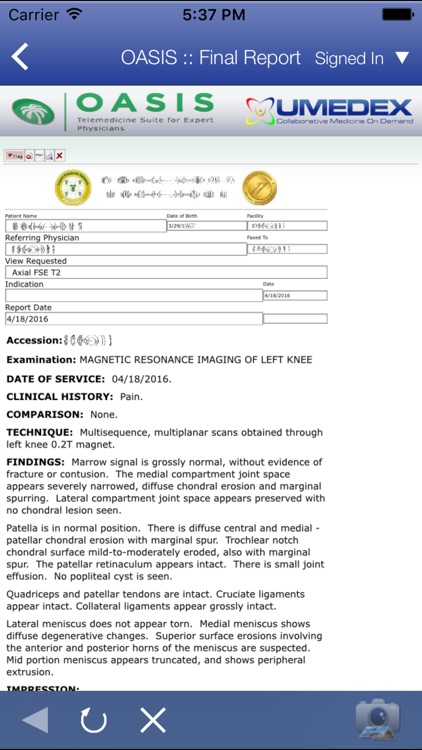 UMEDEX OASIS Telemedicine Suite screenshot-3