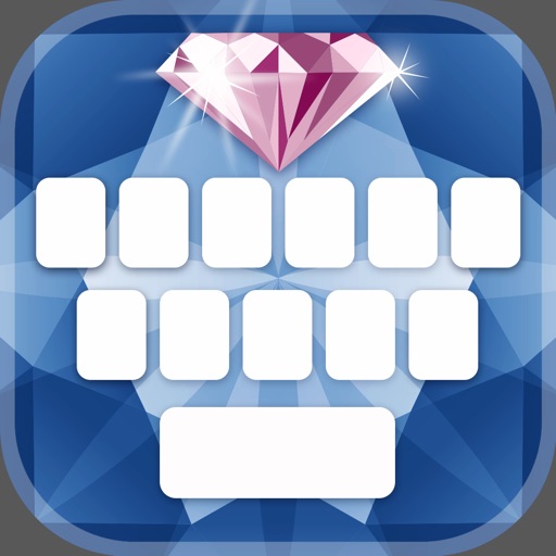 Diamond Keyboard – Custom.ize Key.boards with Bling Skin.s, Background.s & Font.s icon