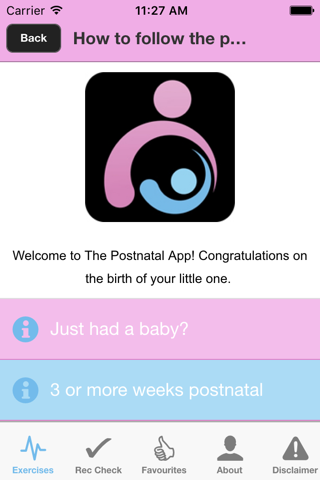 The Postnatal App screenshot 2
