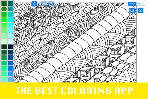 Coloring Advanced Tangles - A secret hideaway for your mind screenshot 4