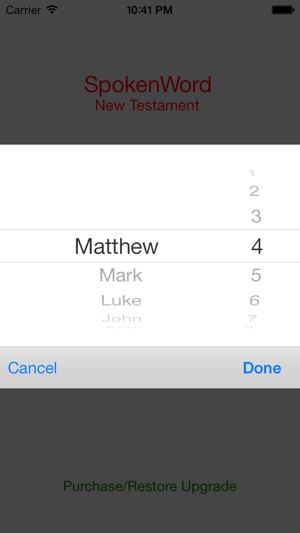 SpokenWord Audio Bible - New Testament(圖2)-速報App