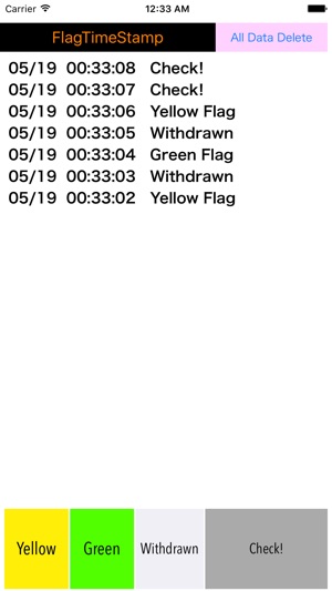 Flag Time Stamp