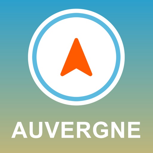 Auvergne, France GPS - Offline Car Navigation icon