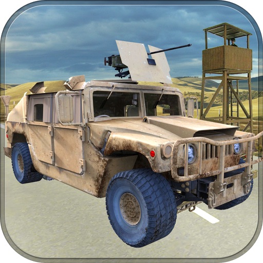 Military Jeep Driver Parking Pro Icon