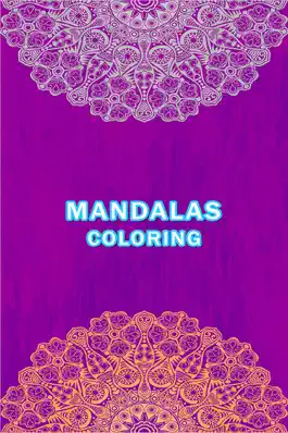 Game screenshot Мандала раскраски книги краски игры для взрослых и девочек Манделы раскраски бесплатные игры для взрослых mod apk