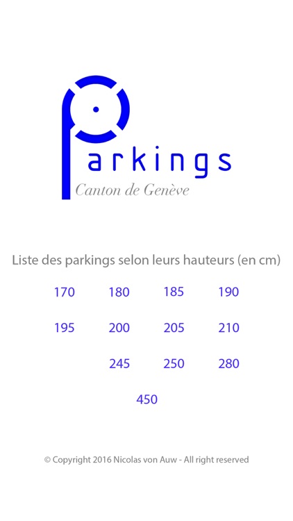 Parkings GE