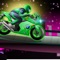 Super Futuristic Track Motorcycles - Vibrant Speed