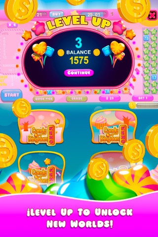Candy Kingdom Keno - Vegas Casino Multi Room Video Keno, Win Big Bonus & FREE Spin The Wheel! screenshot 4