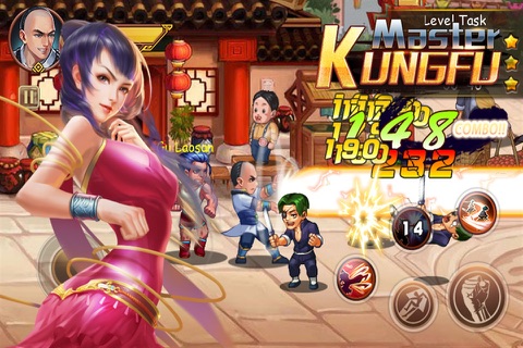 King of Kungfu Master - Free cross-action game screenshot 4