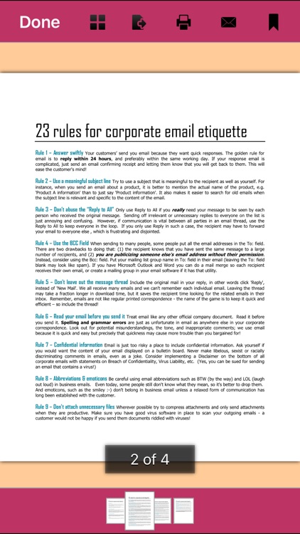 Email Etiquette - 60 Excellent Email Samples screenshot-4