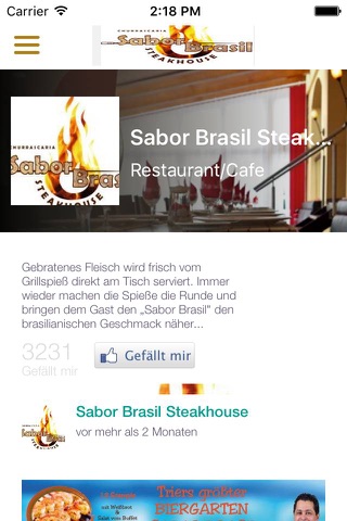 Sabor Brasil Steakhouse Kaiserslautern screenshot 3